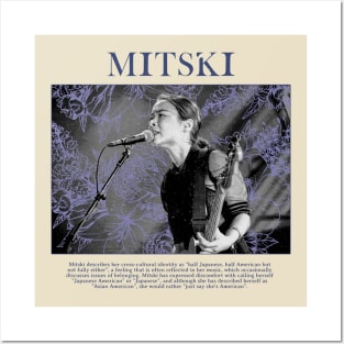 Monochrom Flowers Mitski Posters and Art